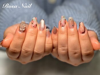 ローザネイル(Rosa Nail)/ニュアンスローズ