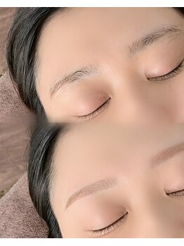 シークレットベル 草津店(SecretBelle)/ナチュラル眉とナチュラルまつ毛