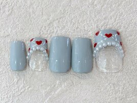 ハートネイル　キルティング