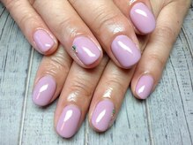 ラウト デコレーションアンドネイルサロン(Lauto Decoration&Nail Salon)/ピンクワンカラーネイル