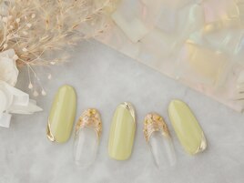 押し花*イエローグリーン