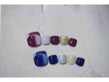 ブリオン 六本松店(Bullion)/オンブレフレンチネイル　フット