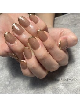 リアンスネイルヴィヴィッド 倉敷店(LianS nail ViViD)/ミラーフレンチ