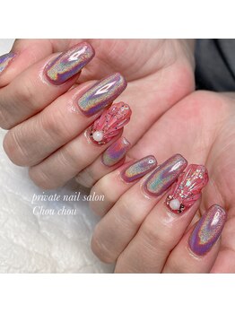 シュシュ(Chou chou)/人魚の鱗＆ユニコーンデザイン