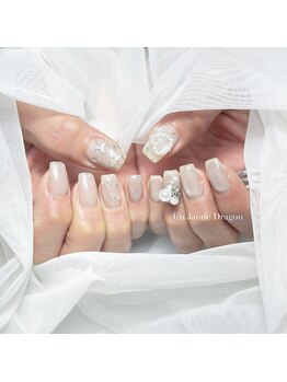 アン ジョーヌドラゴ/【自爪ネイル】ホワイトネイル
