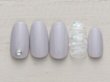 ネイルミックス 浦和店(Nail Mix)/ニュアンス横マーブル　4990円