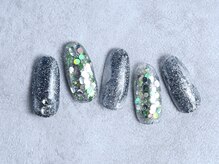 マニネイルケア なんば店(maninail CARE)/キラキラホロネイル