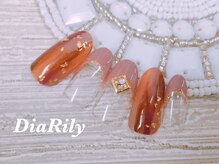 ディアリリー(Dia Rily)/金箔×秋色ネイル♪
