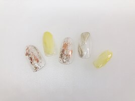 4種のクリアデザインネイル2