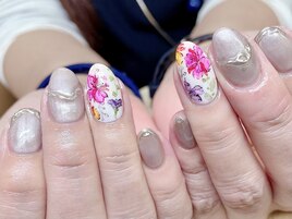 ニュアンスフラワー&ミラー☆