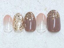 ネイルビート(NAIL BEAT)/メタリック　くすみカラー