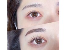 アイラッシュサロン バイ アール(eyelash salon by R)/眉毛パーマ＋Waxラッシュリフト