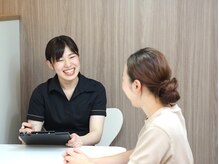 カウンセリングでお悩みや生活習慣まで親身に伺います