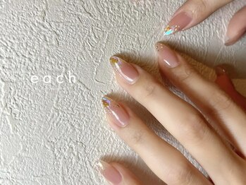 イーチ 烏丸御池(each)/マグネット × オーロラネイル