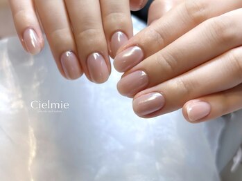 艶ミラー／ショートネイル