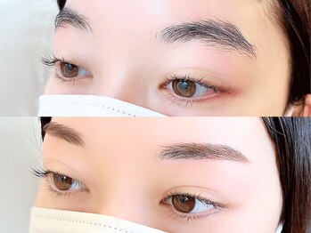 エトワール 大垣店(Etoile)/下がり眉も30分で並行眉に