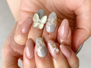 ラシェスキタモト (luscius kitamoto)/お花ネイル