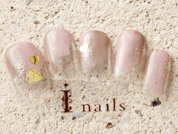 アイネイルズ 町田店(I nails)/塗りかけハートネイル6480円