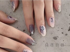 大人 ニュアンスネイル