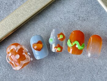 つめノさき/オレンジネイル