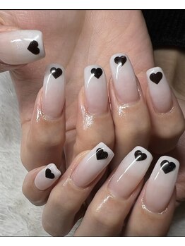 ビ ラブ(美:LOVE)/ホワイトグラデーション