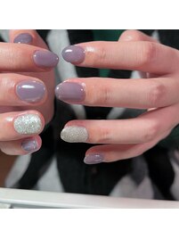 パープル/シルバー/ ワンカラー