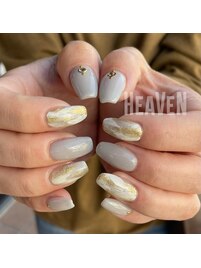 ニュアンスお洒落ネイル