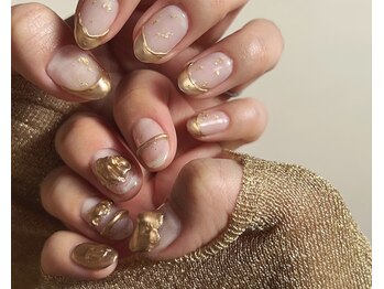 ガレリア エレガンテ 栄店(GALLARIA Elegante)/ゴールドネイルデザイン