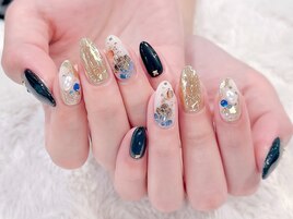 ＃和柄ネイル　＃成人式ネイル