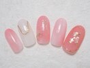 綺麗めニュアンスネイル