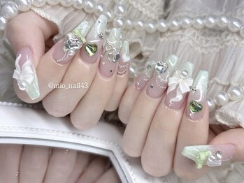 リンドネイル バイ モカ アンド ララ(Lind nail by moca and LaLa)/【mio】ガーリーネイル