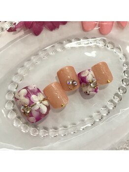 アンジュ(Ange)/大人フラワーネイル