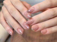 ケーツーネイル(k-two nail)/ピンク×ゴールドミラー(みな)