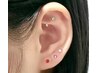 【健康/美容】耳つぼジュエリー両耳計10個(ストーンあり)☆2,500円