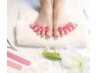 【FOOT☆トータルケア】角質ケア＋ゴマージュ＋フットシェラック