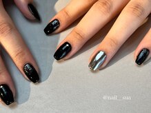 ネイルスア(nail sua)/大人ミラーネイル