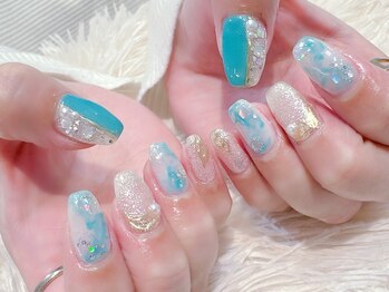 ラルネイル 大宮(Lull. nail)/#ニュアンス#マーブル