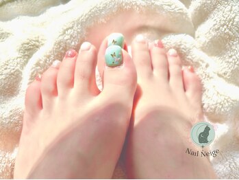 フットネイル/シンプル/色追加