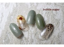 バブル シュガー バイ ネイルクローネ(bubble sugar by.nail crone)/ひまわりネイル