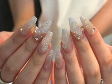 シェリーラメール 横浜(cherielamer)の雰囲気（推しカラーで清楚ネイル♪長さだし10本+6600円でメニュー追加可!）