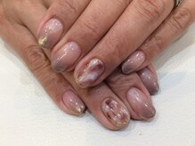 シャンネイルケアサロン(Shan Nail caresalon)/さり気ないゴールドネイル