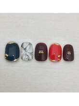 フランキンセンス 香取佐原店/大理石ネイル　￥１１０００