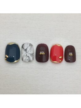 フランキンセンス 香取佐原店/大理石ネイル　￥１１０００