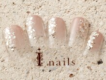 アイネイルズ 町田店(I nails)/桃色塗りかけホログラム6480円