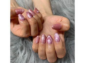 はあとねいる 八事店/ハートマグネットネイル