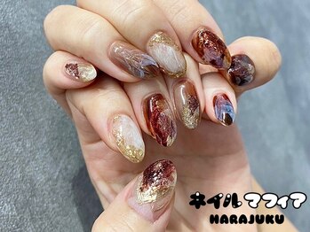 ネイルマフィア 原宿(NAIL MAFIA)/べっ甲/ニュアンス/大理石
