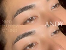 アンディ(ANDY)の雰囲気（メンズ眉毛もおまかせ◎骨格や筋肉などからバランスのいい眉毛に）