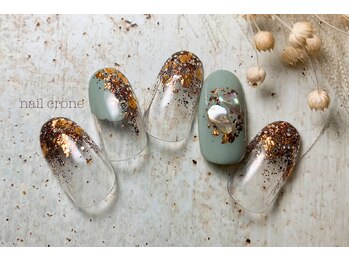 ネイルクローネ(nail crone)/ターコイズシェルネイル