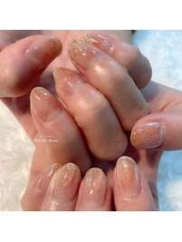 クリア感ニュアンスネイル♪