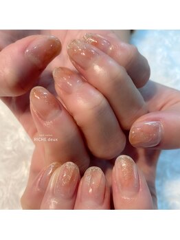 リッシュ ドゥ(RICHE deux)/クリア感ニュアンスネイル♪